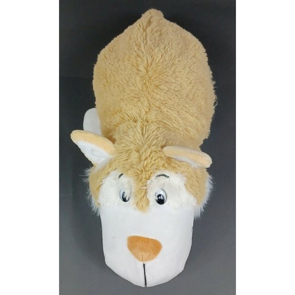 Flip A Zoo Hazel HUSKY + Urso POLAR BEAR 17" Stuffed Pillow Huggable Plushie Toy - Picture 9 of 12